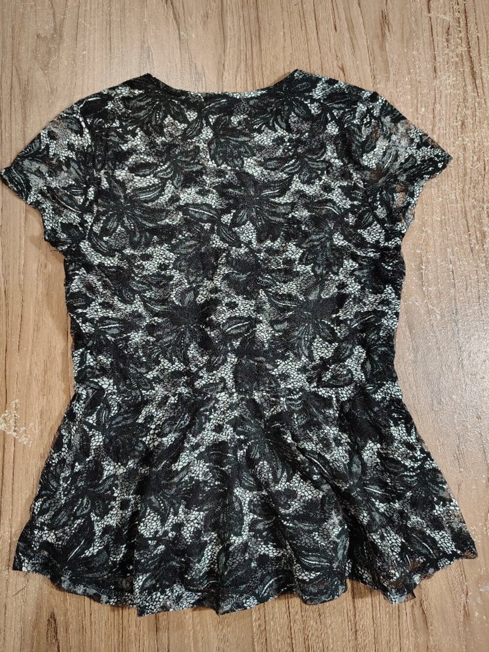 Cocoma Blouse Lace Stretch Sz L